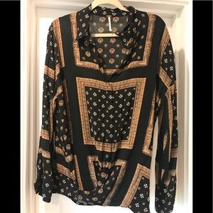 Free People chains Blouse